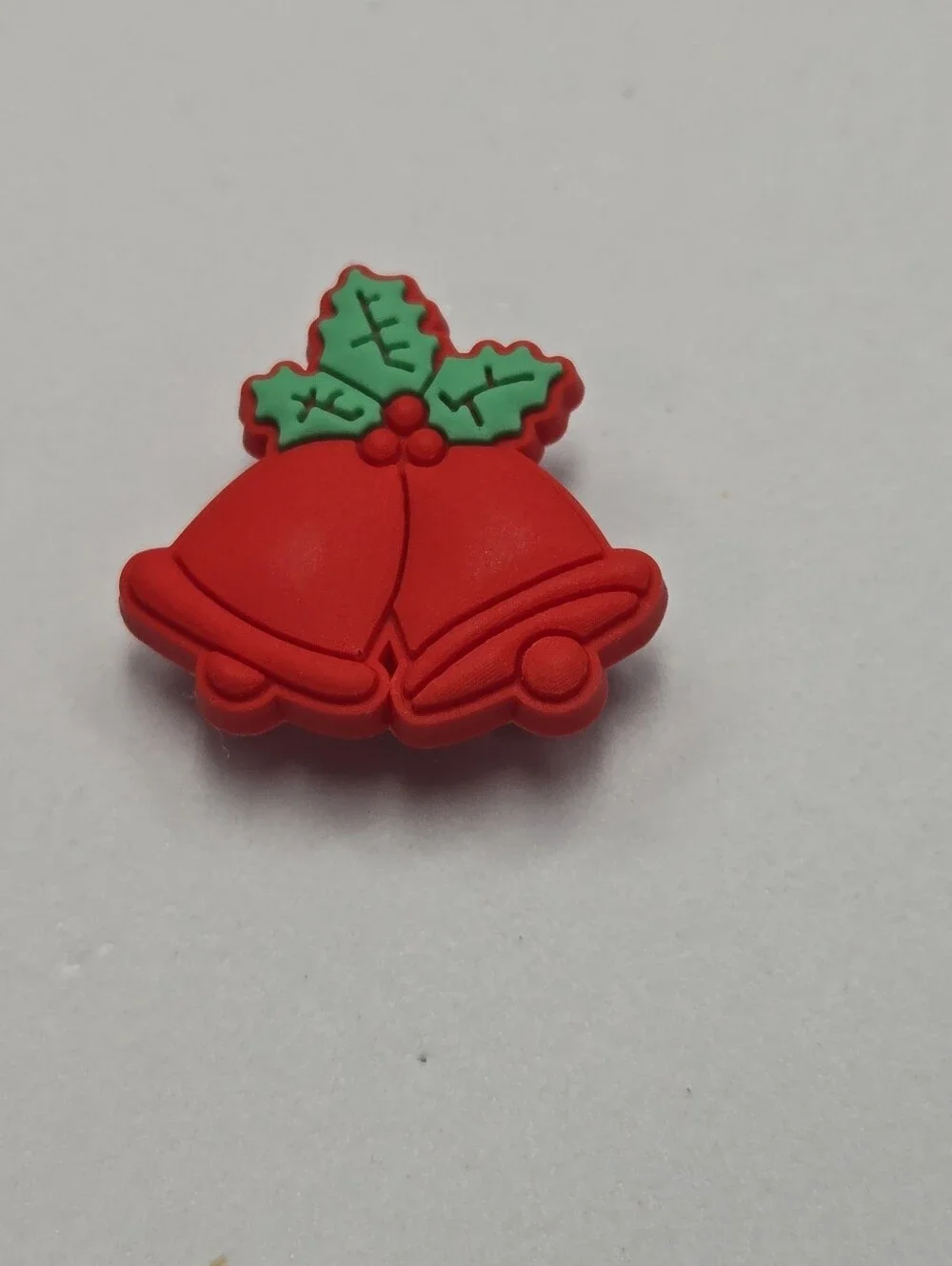 Christmas Bells Croc Shoe Charm Red Holly Holiday Fun Jingle Bell Jibbitz Style